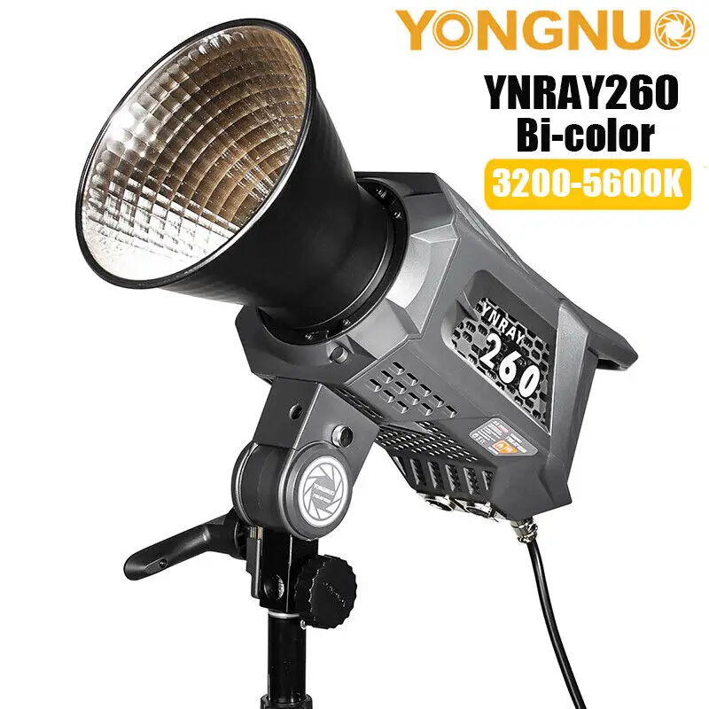

YONGNUO YNRAY260 250W COB Outdoor LED Video Light Bowens Mount Studio Lamp With Power Adapter For Vlog Movie