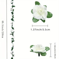 250CM Artificial Rose Flowers for Wedding Home Room Decoration Autumn Garden Outdoor Arch Christmas Rattan DIY Fake Plants Vine 6