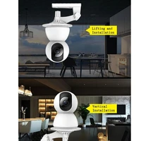 Support mural universel pour caméra d'intérieur – Support de surveillance de sécurité et support de base 3