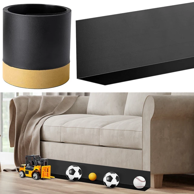 Under Couch Blocker Sectional Connectors For Sliding Sofas Stop Things  Going Under Sofa Couch Or Bed Easy To Install For Hard