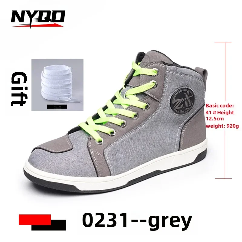 Motorcycle Boots Motorcycle Riding Shoes All Season Breathable and Anti Fall Riding Equipment for Riders