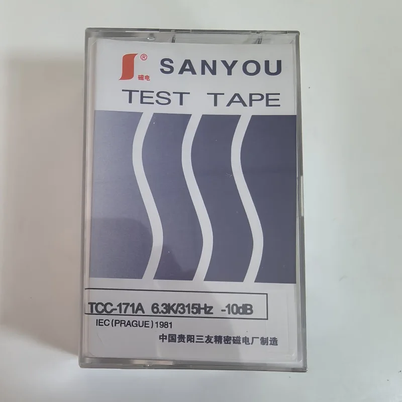 Test Tape SANYOU TCC-171A 6.3k 315Hz-10dB Point Frequency Test Tape Azimuth adjustment 2 point frequency response
