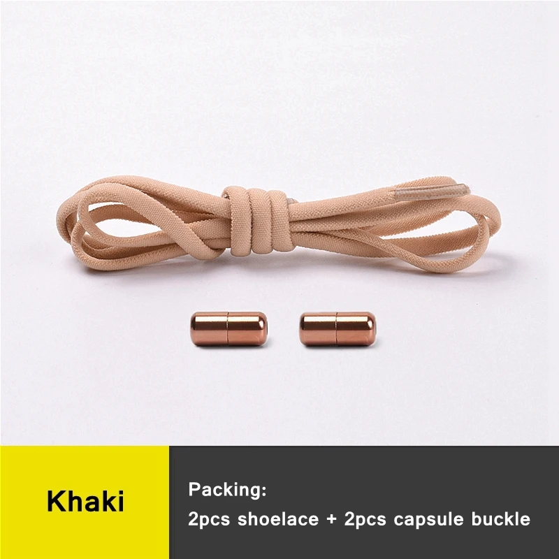 Vibrant No-Tie Elastic Shoelaces with Metal Lock - Unisex Lazy Laces