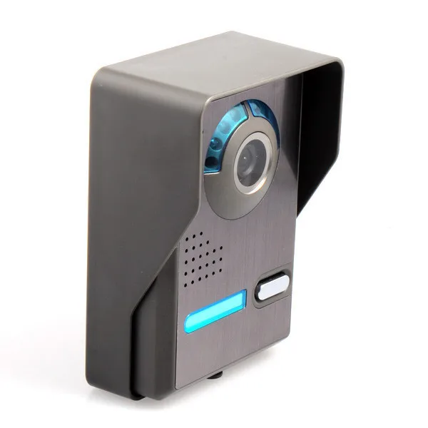 Visual Intercom 7 Inch Video Door Bell Kit  Camera  Monitor Night Vision Visual Doorbell  Lock Sytesm 3