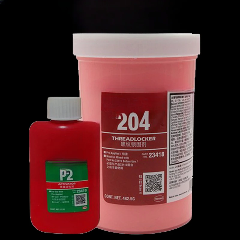 

Thread pre-glue, 204/P2 glue nut, screw fastener, locker agent