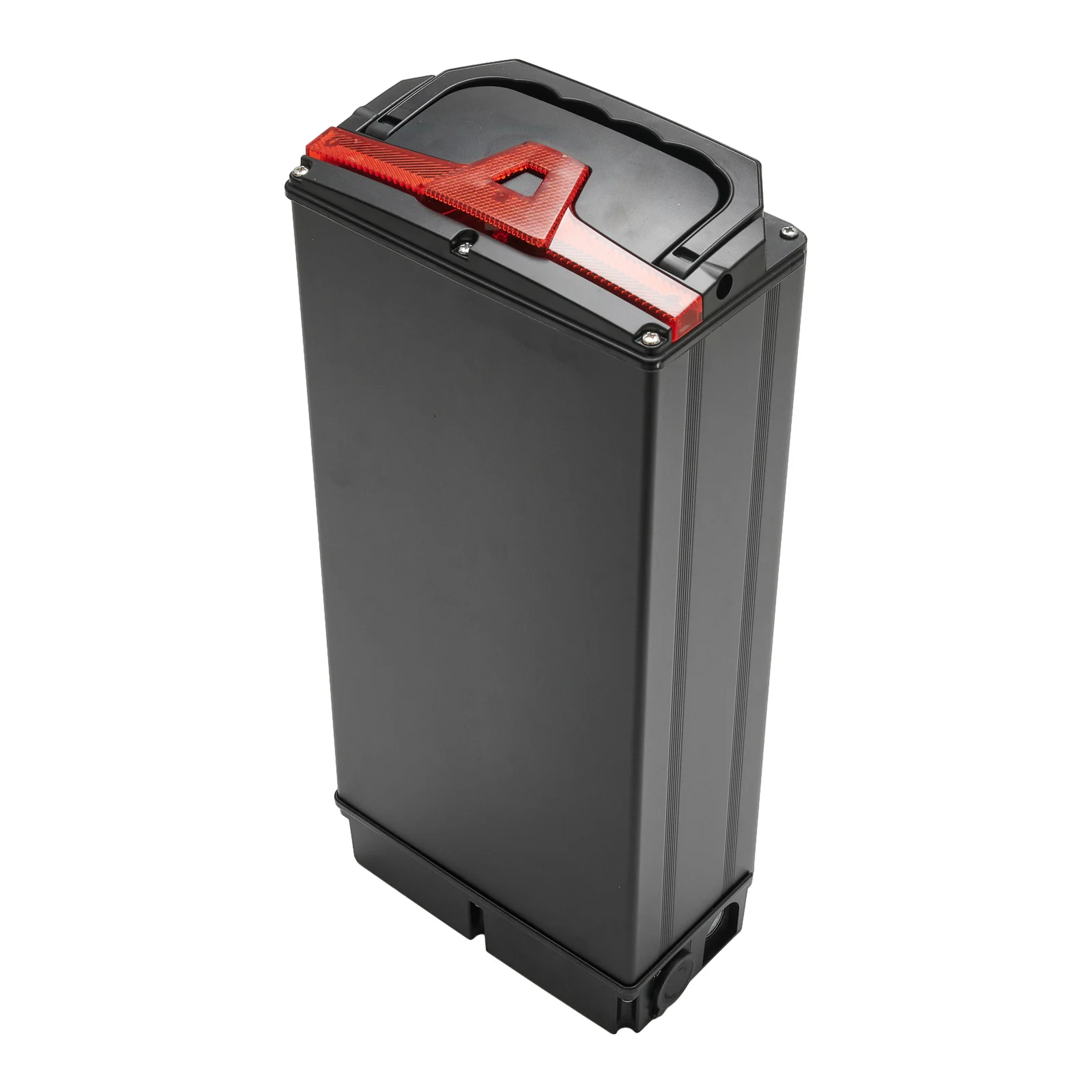 

Case Battery Box 385x172x95mm Aluminum Alloy Black Electric Bike Folding Bike Shelf Universal W/ 2*Key Durbale
