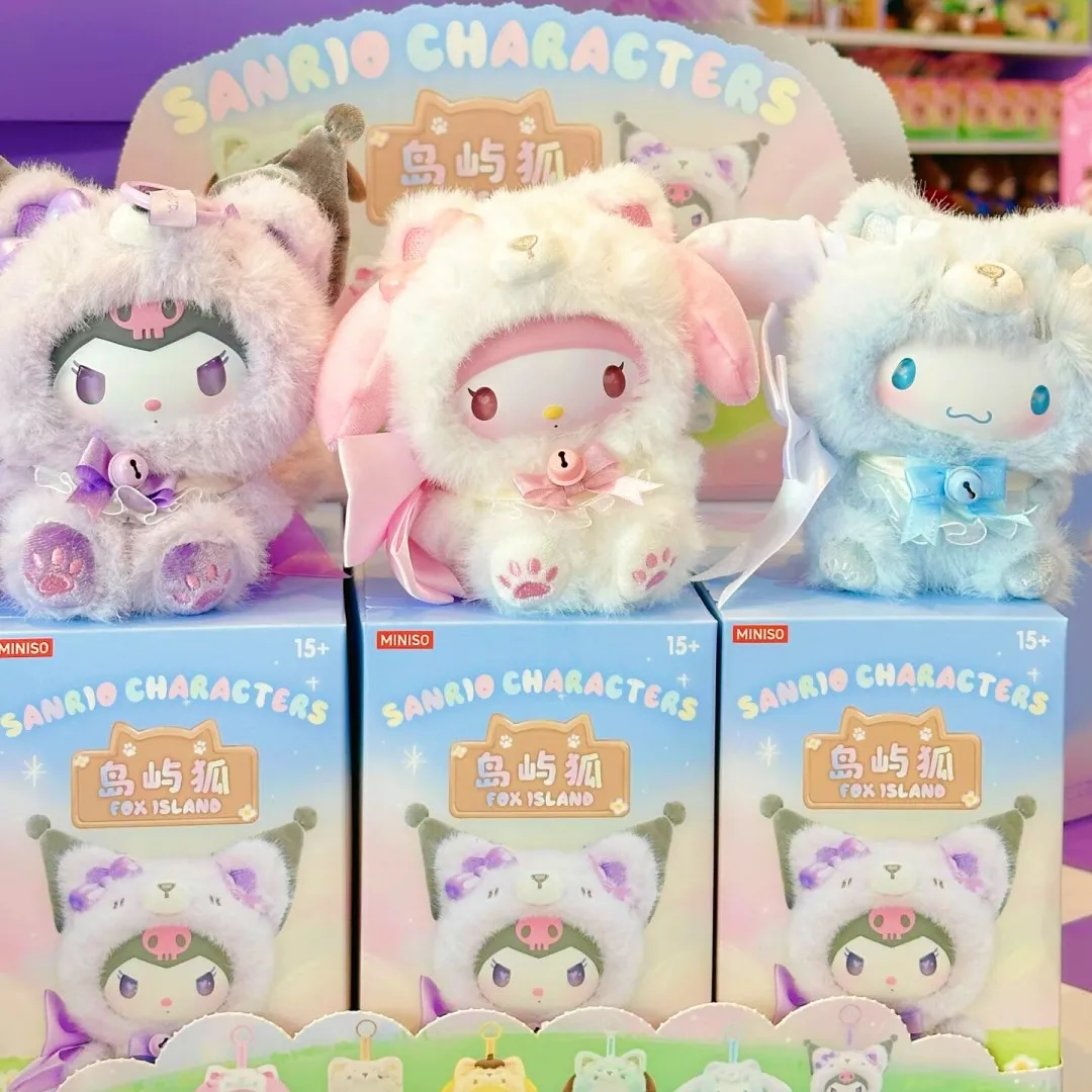 Original Sanrio Characters Fox Island Series Vinyl Plush Blind Box