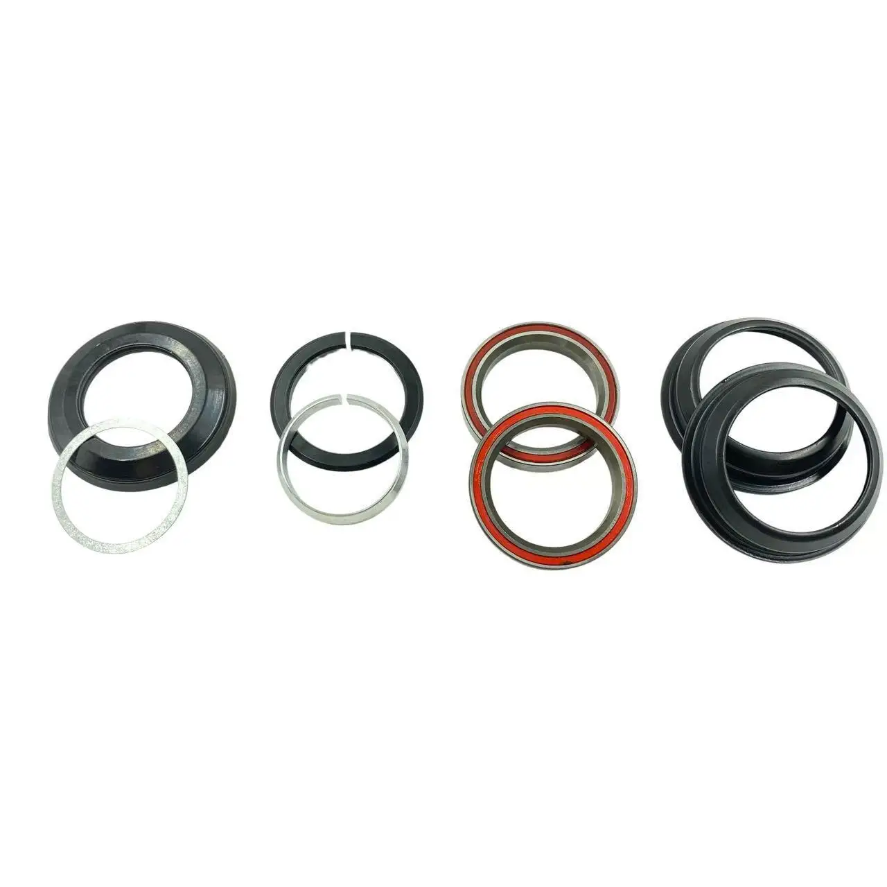 Electric Scooter Steering Repair Bearing Bowl Set - 8-Piece Front Fork Kit