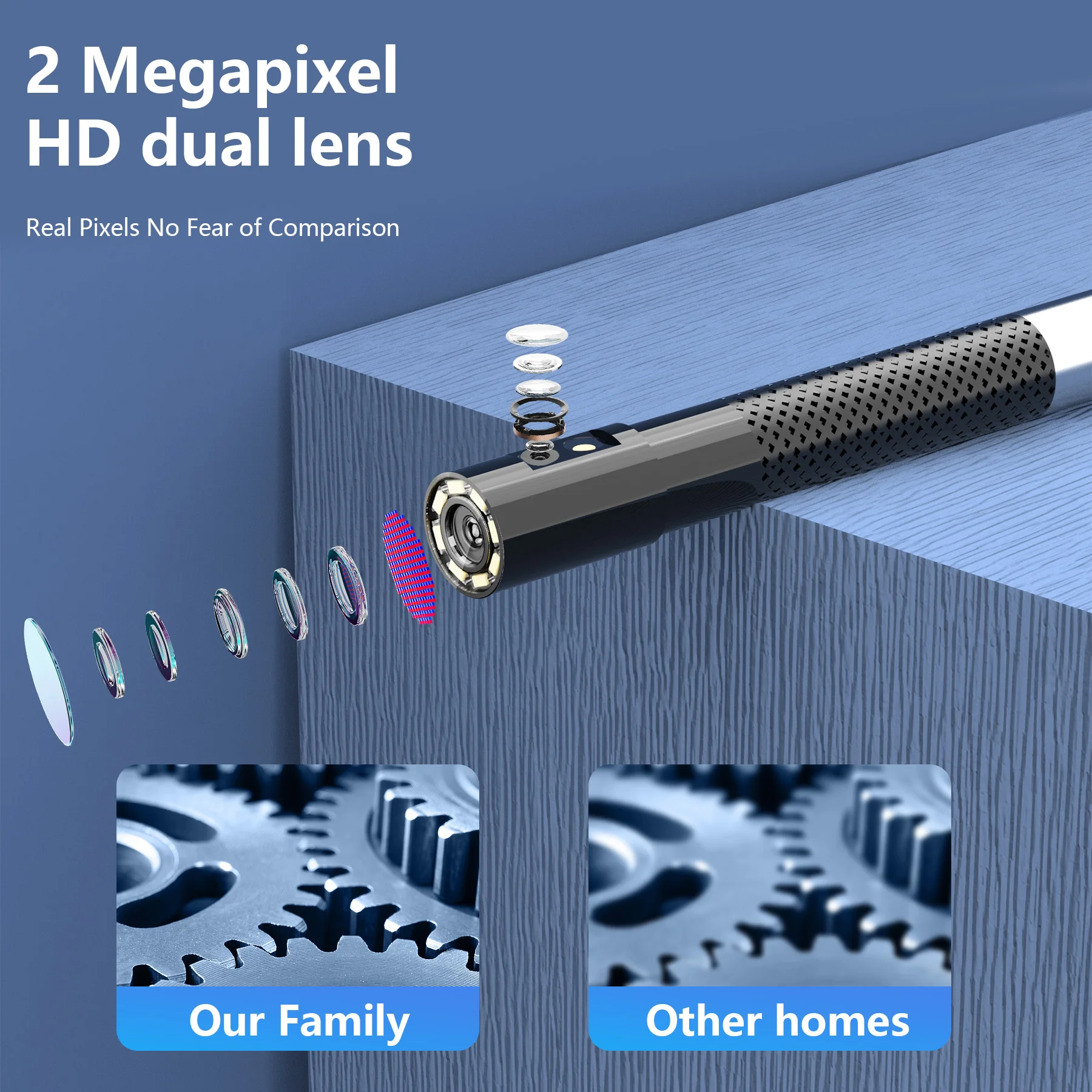 Рисунок 3 - Эндоскоп WDLUCKY с 5-дюймовым IPS цветным экраном