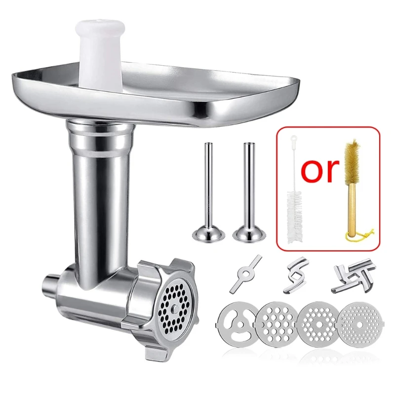 Metal Grinder Attachments for-KitchenAid Stand Mixers Grinder Sausage Stuffer Attachment