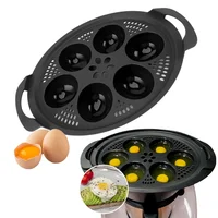 6 Holes Egg Boiler for Thermomix TM5 TM6 TM31 Kitchen Eggs Steamer Pot Poacher Machine  Molds Steam Basket Cooking Utensils Tool 1