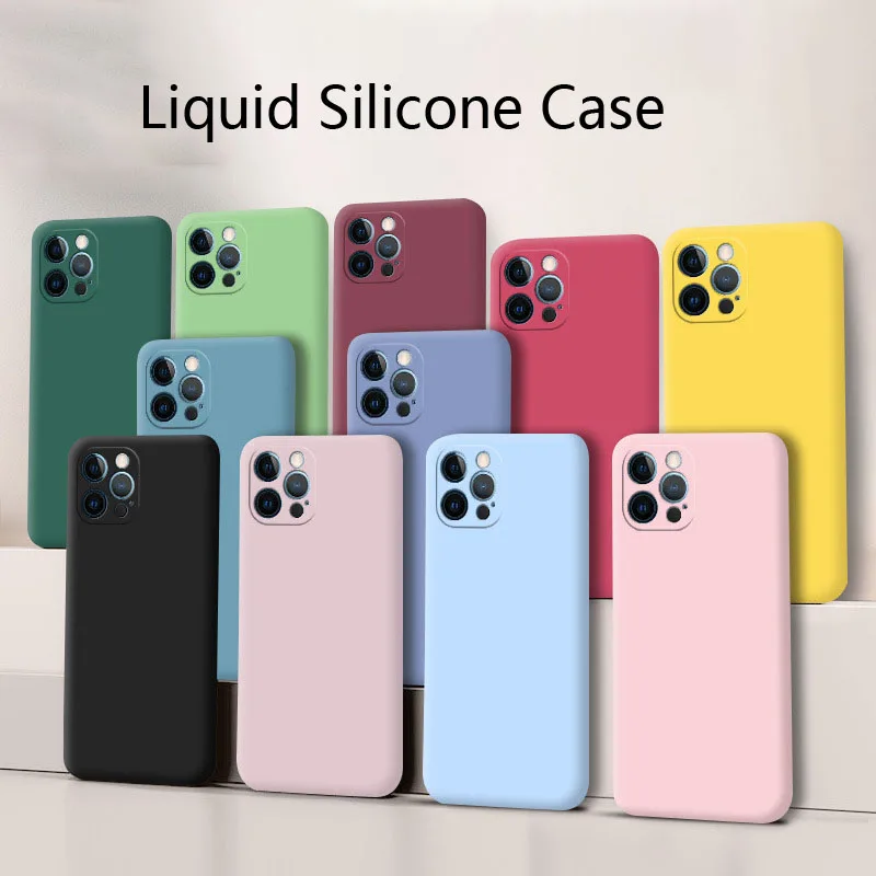 Elegant Fine Hole Silicone Matte Phone Case - Soft Protective Bumper Back Cover