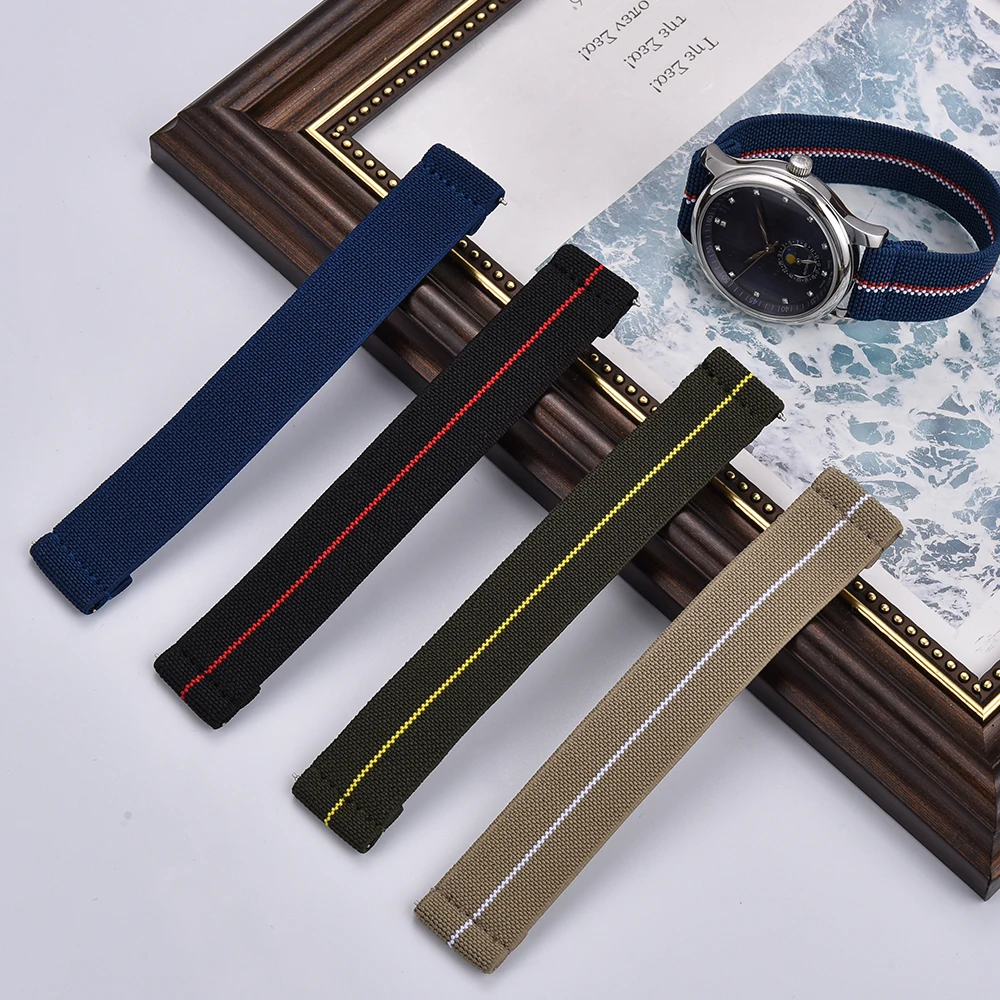 Premium Nylon Quick Release Elastic Watch Strap - Parachute-Grade Watchband