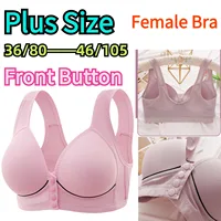 Front Open Maternity Nursing Bra Plus Size Mother Pregnant Women Underwear Cotton Breast Feeding Bras Wire Free Pregnancy Clothe 1