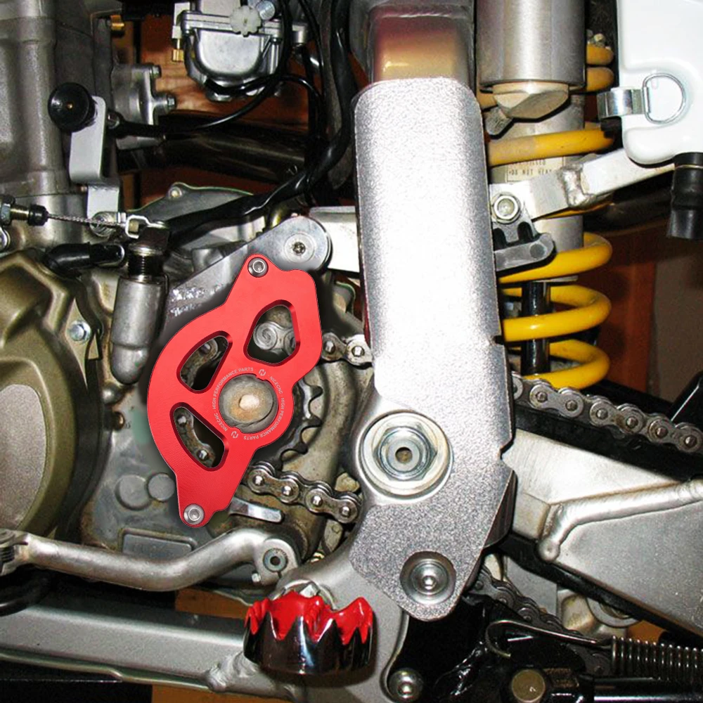 NICECNC Für Honda XR650R XR 650R 2000-2007 2006 2005 2004 2003 2002 2001 Motorrad Kettenrad Abdeckung Schutzfolie Aluminium – Detail 1
