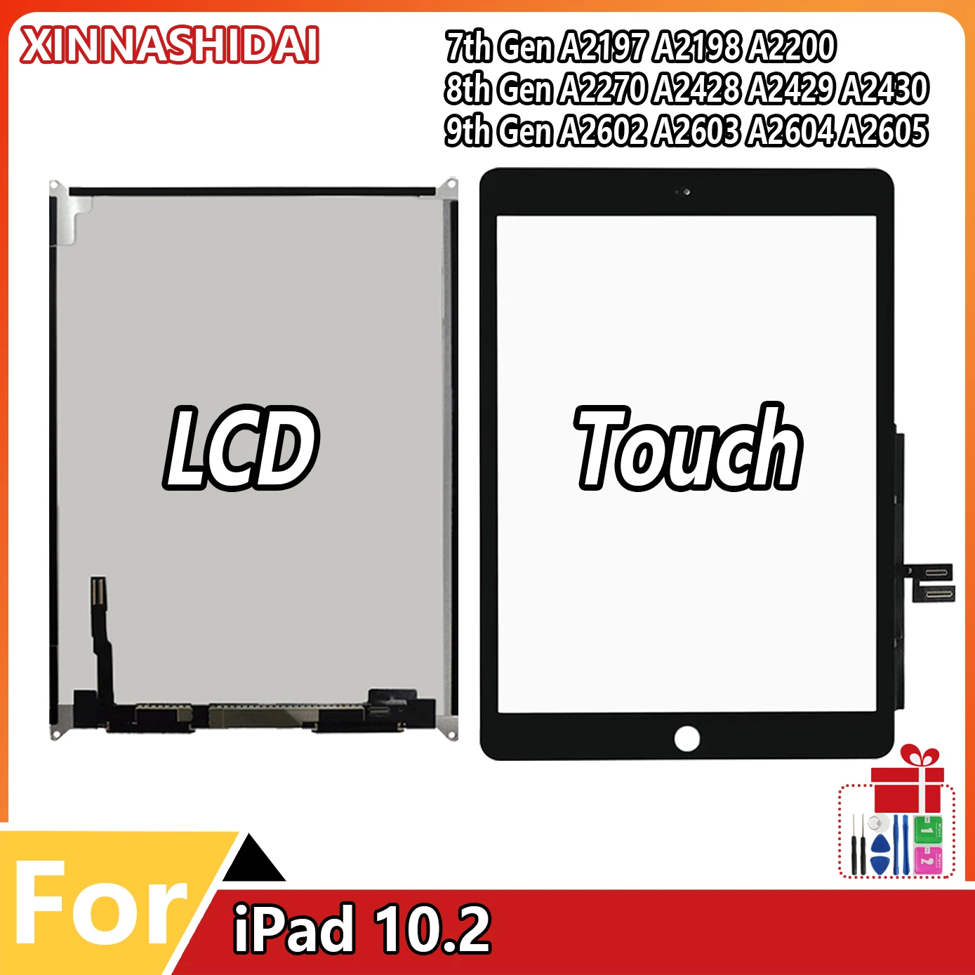 Schermo Display LCD Originale Grado A OEM IPad 7a 8a 9a - Foto 12