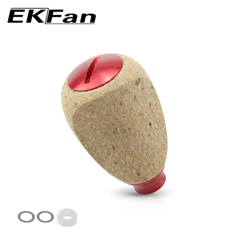 EKFan New 42MM Cork 10G Knob Suit for 4MM axle 7x4x2.5MM Bearings Bastcast  Spinning Reel Handle DIY - AliExpress