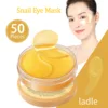 LAIKOU Snail Eye Mask Moisturizing Anti Puffiness Dark Circles Firming Skin Reducing Fine Lines Brightening Eye Mask Patches 1