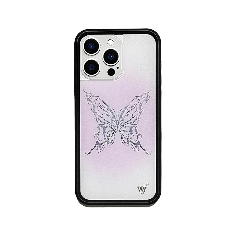 Wildflower 3D Floral Phone Case with Moon and Love Heart Design