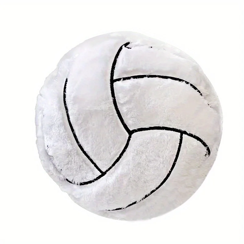 Volleyball Plush volleyball Pillow Soft Fluffy Stuffed Plushies Toy Durable Cushion Room Decorations Party Gift