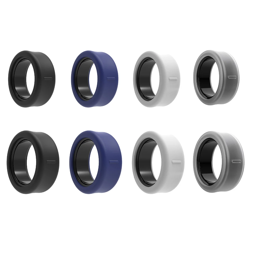 Per Samsung Galaxy Ring Custodia con anello elastico Custodia protettiva in silicone antigraffio Smart Ring Custodia protettiva per Galaxy Ring Size 5-13 - immagine 4