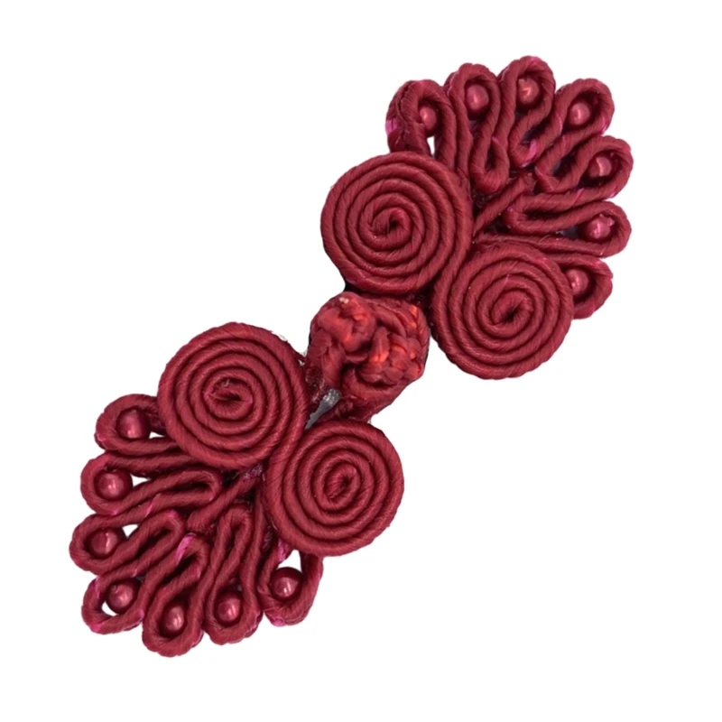 Chinese Buttons Closure Knot Fastener Sewing Seven Beads Cheongsam Button Craft DIY Shirt Cardigan Clothing