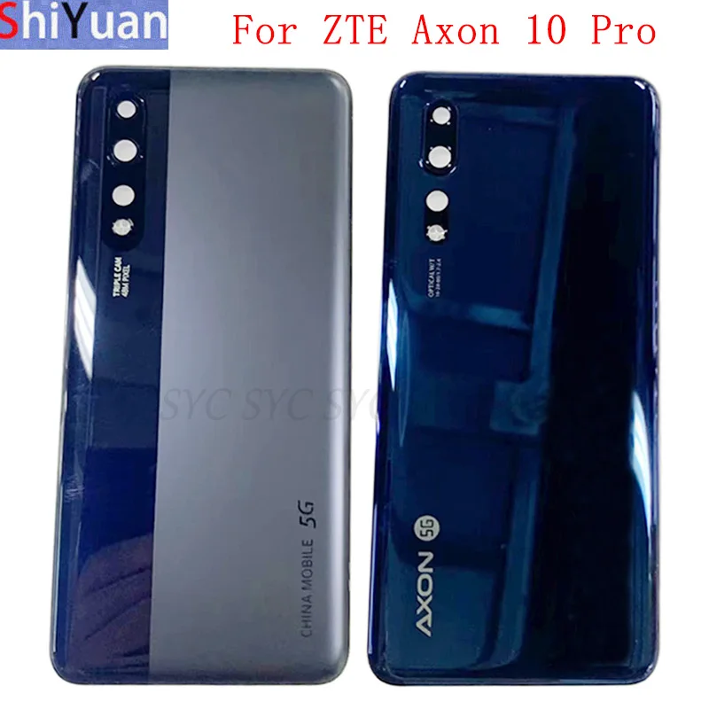 TradeFlowMarket】Cover Rear Door Panel Housing Case Zte Axon 10