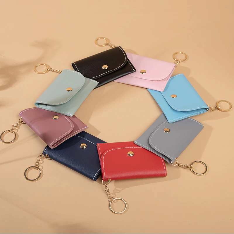 

8 Color Portable PU Leather Coin Purse Vintage Design Individuation Earbuds Earphone Holder Pouch For Women Men Mini Wallet