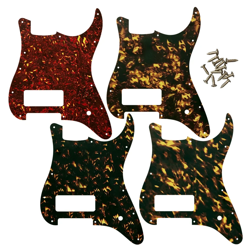 

Pleroo Great Quality Guitar Parts P90 Strat Guitar PICKGUARD For US 11 Screw Holes Strat P90 H Humbuckers Many Colors