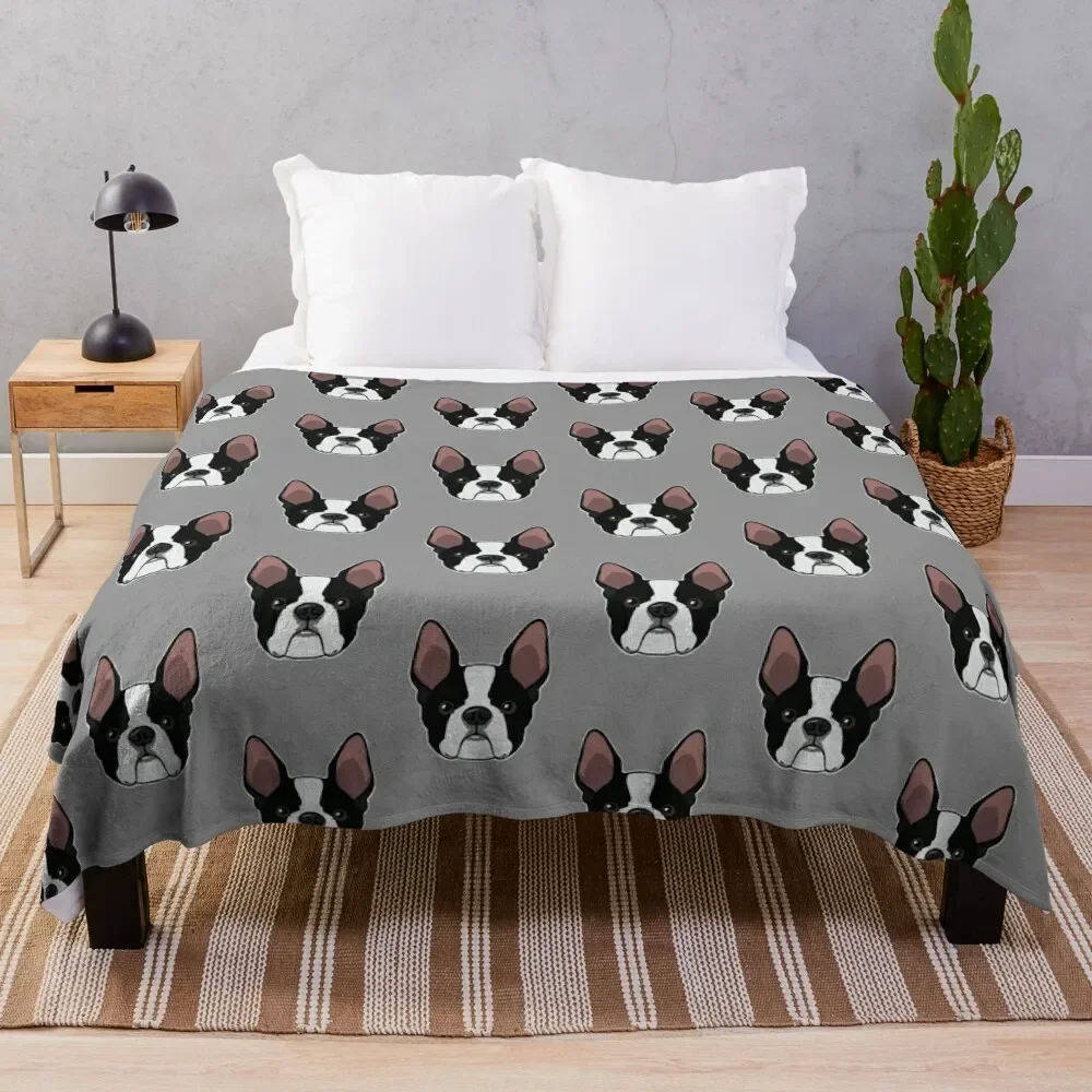 

Boston Terrier Throw Blanket Soft Beds Heavy Blankets