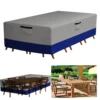 Outdoor Furniture 600D Oxford Fabric Covers Waterproof Rain Snow Dust Wind-Proof Anti-UVGarden Lawn Patio Furniture Covers 1