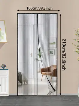 Magnetic Mosquito Screen Door – Breathable Hands-Free Mesh Curtain for Balcony & Living Room 5