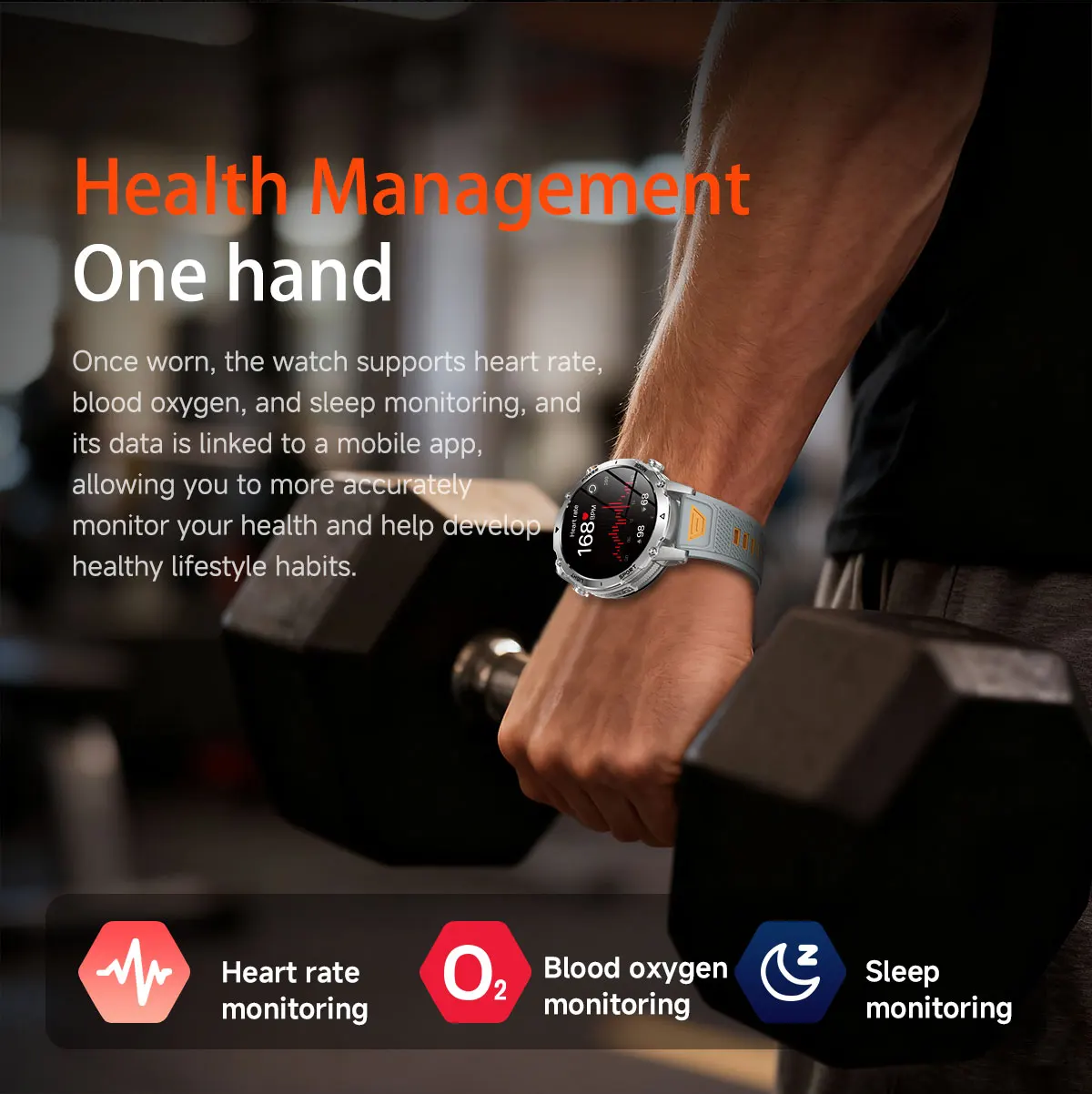 Military Smart Watch For Men Gps Waterproof With Strong Flashlight_voghion.com