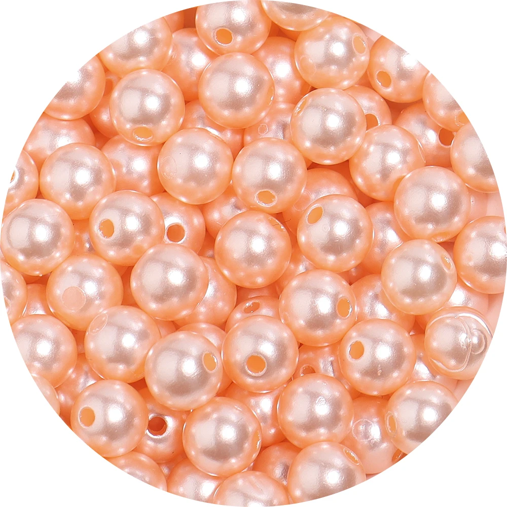 Colorful Acrylic Pearl Beads