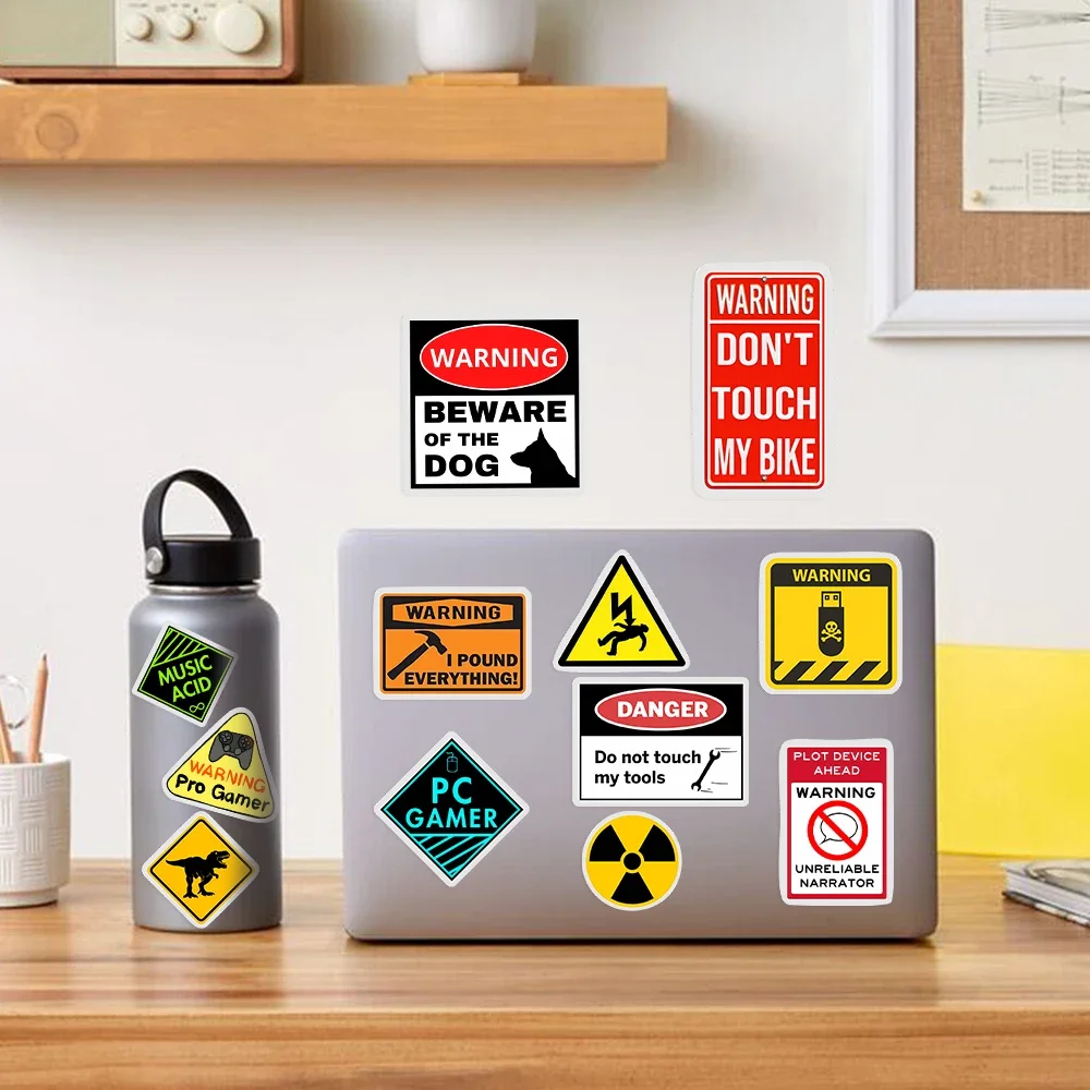 Funny Weird Warning Yellow Cartoon Stickers for Phone Luggage Laptop Bottles Scrapbook Waterproof DIY Toy Gift Graffiti Decal Cartoon Stickers,Decorative Stickers,Self Adhesive Stickers,Paper Stickers,Adhesive Stickers,Decorative Labels Stickers,Roll Packaging Stickers,Floral Stickers,Handbook Stickers,Packaging Stickers