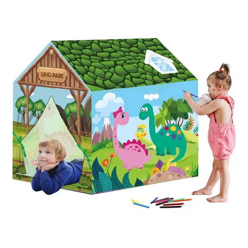 

Drawing Tent Toy Painting Tent Toy Doodle Drawing Play House Painting Tent House Coloring Graffiti Painting House For Boys Girls