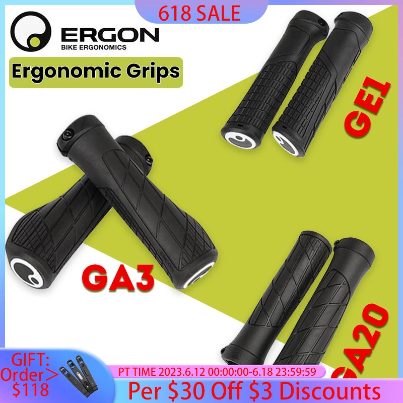 Ergonomic Bicycle Handlebar Grips Rubber Bicycle Ergonomics Grips