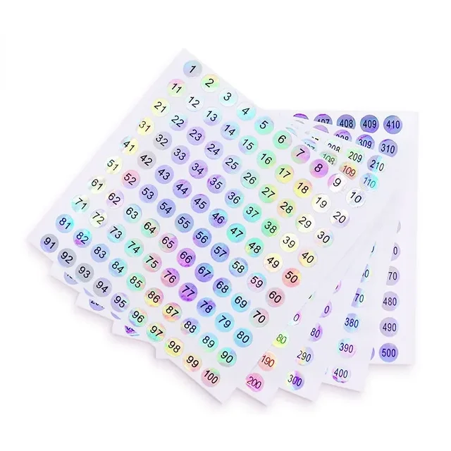 Autocollant de numéro de vernis à ongles N64.Tips, étiquette d'affichage, document d'autocollant de style, numérotation de vernis à ongles en gel, autocollant d'outil de manucure, 1PC 2