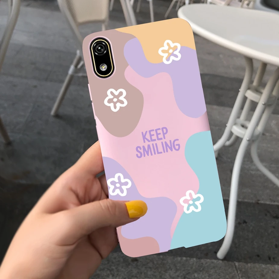 Stylish Painted Silicone Soft TPU Phone Case - Protective Back Cover Bumper