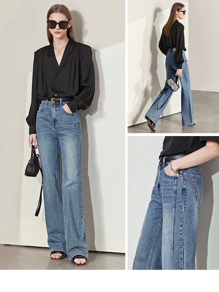 パンツ Amiur asymmetry design line tuck pants DGHM-JLMY Men's High Waisted Slim Fitting Cropped Trousers