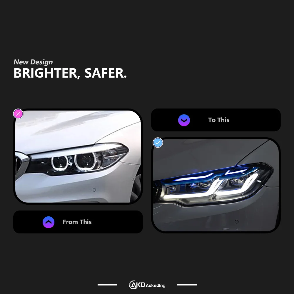 2018年式　BMW G30前期　530iラグジュアリー　ヘッドライト左右セット 楽天市場】ヘッドライト BMW 5シリーズ G30 LCI用LEDヘッド