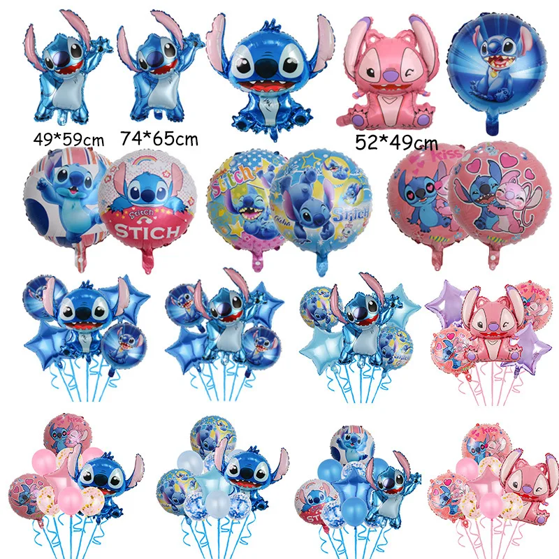 Disney-Ballon CAN o & Stitch pour Enfants, Fournitures de Décoration de  ixd'Anniversaire, Jouets Anime pour Bol et Garçons, Cadeaux de ix -  AliExpress