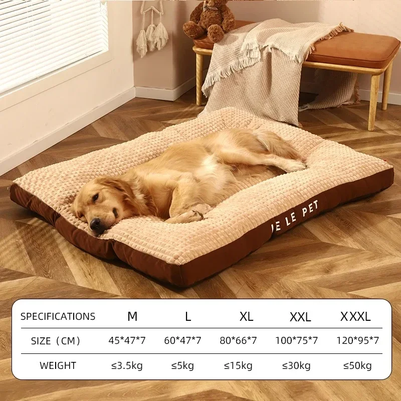 thumbnail image 1 of Cama cálida para perros, cama suave de lana para mascotas, cama desmontable para gatos, estera para dormir para cachorros y gatitos, perrera para perros pequeños, medianos y grandes, suministros para, 1 of 5