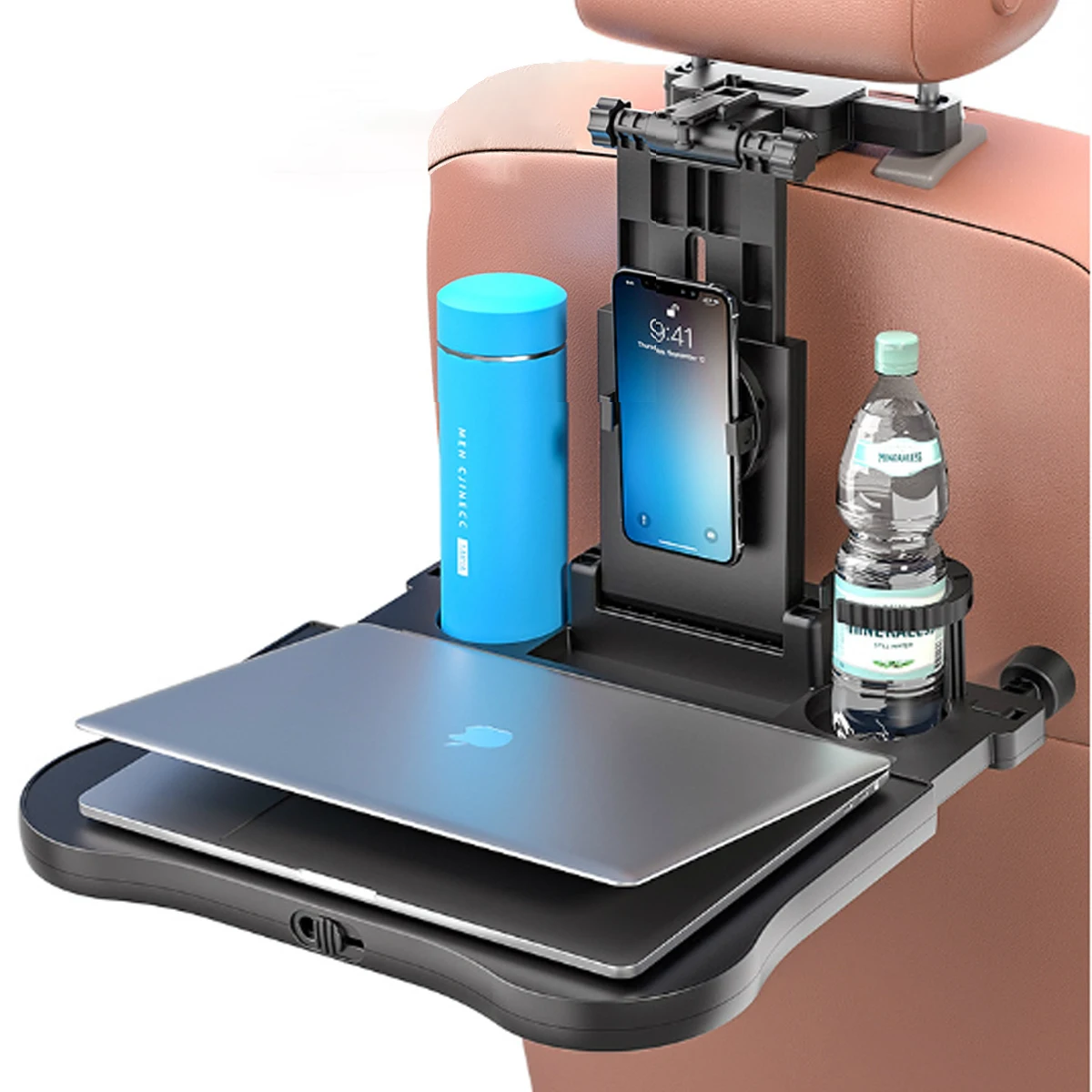 Car Backseat Tray Car Backseat Tray Table Drink Food Cup Holder Foldable Seat Back Laptop Desk Stable Stand Desk Auto Back Seat Organizer Vehicle