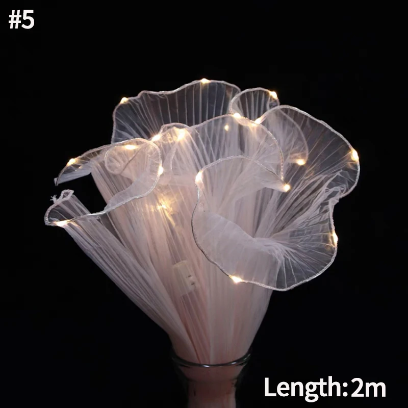 Pearl Edge Flower Wrapping Paper - Champagne Color Bouquet Packaging With Ribbon For Gifts