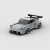 Moc RWB Wide Speed Champions Racer Cars City Sports Vehicle Building Blocks Creative Garage Toys Christmas Gift 3