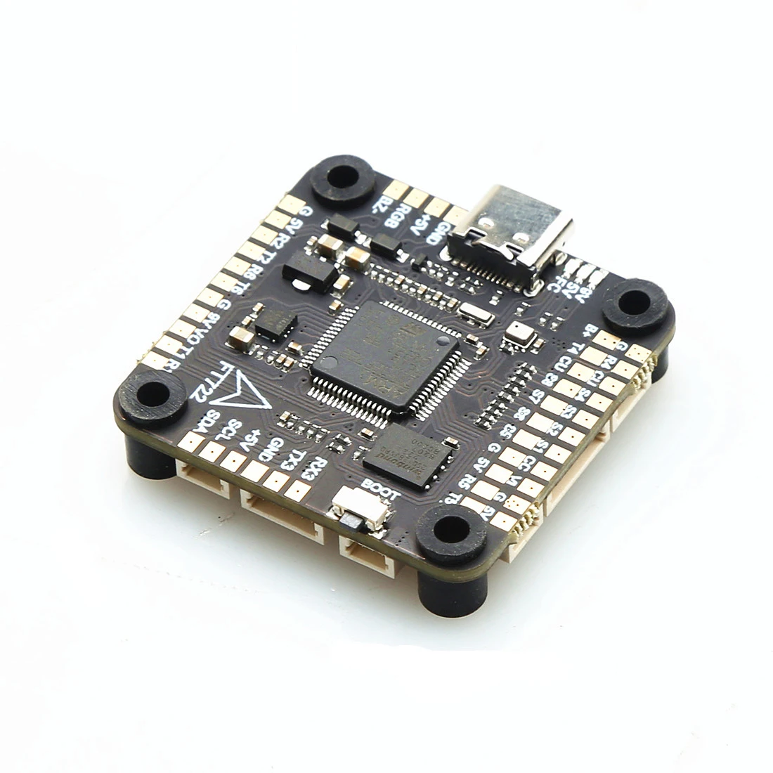 Câbles et connecteurs du combo TEARCKEP F722 F7 80A ESC pour drone FPV, prêt à installer.