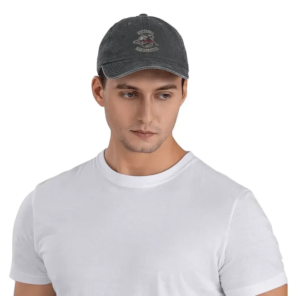 Copia De Mongrel Days Gone Washed Denim Baseball Cap Trucker Hats Print Streetwear 5