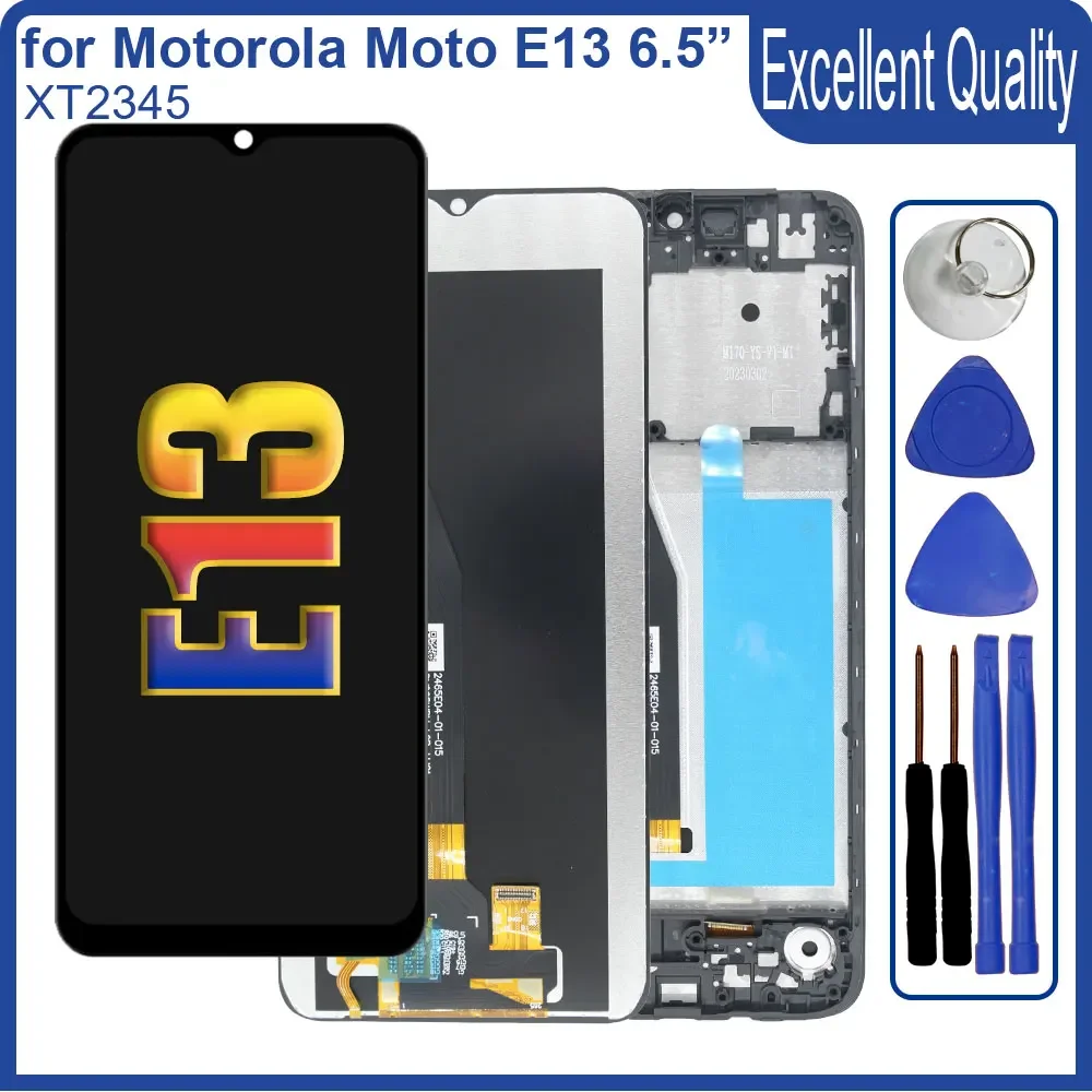 Tested LCD for Motorola Moto E13 XT2345 LCD Display Touch Screen Digiziter Assembly Replace for Motorola Moto E13 Display lcd display screen