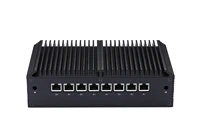 Qotom Fanless Mini PC Core i3 i5 i7 Q300GE with 8 Lan Gateway Firewall Opnsense Mini Computer 2